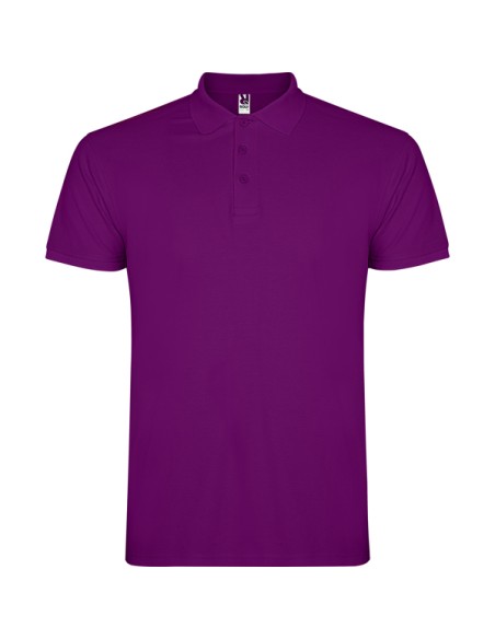Short-sleeved polo shirt 100% cotton piqué 200g/m² ADULT/JUNIOR - STAR ROLY