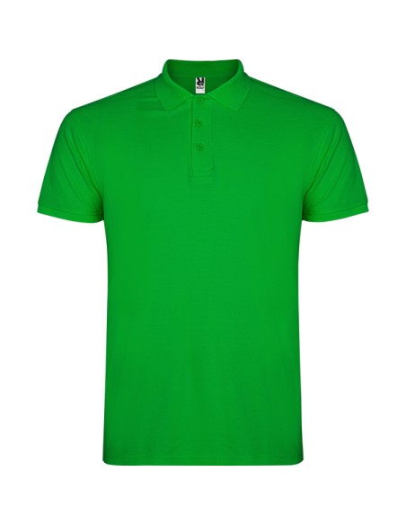Short-sleeved polo shirt 100% cotton piqué 200g/m² ADULT/JUNIOR - STAR ROLY