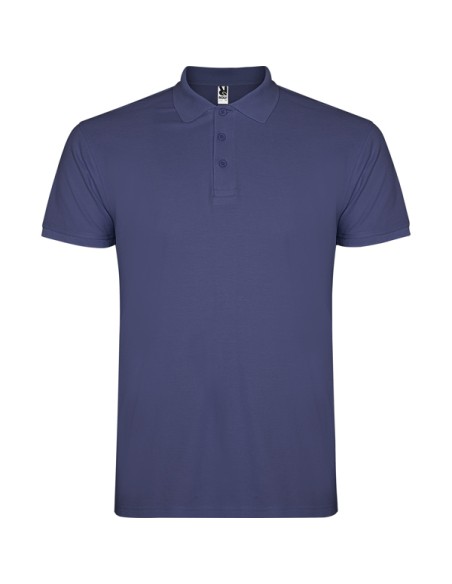 Short-sleeved polo shirt 100% cotton piqué 200g/m² ADULT/JUNIOR - STAR ROLY