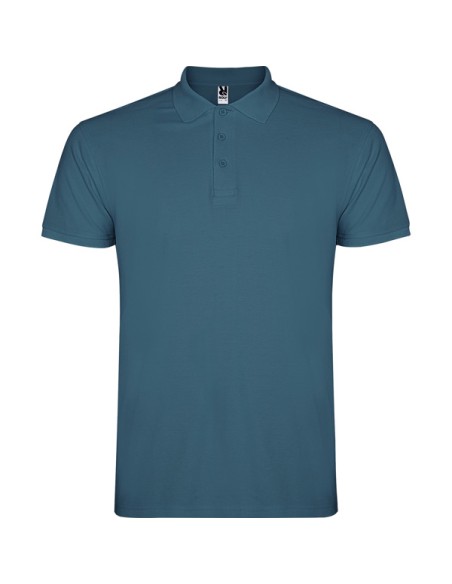 Short-sleeved polo shirt 100% cotton piqué 200g/m² ADULT/JUNIOR - STAR ROLY