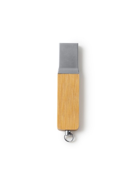 Clé USB 16 Go avec boîtier en bambou personnalisable - NETIX