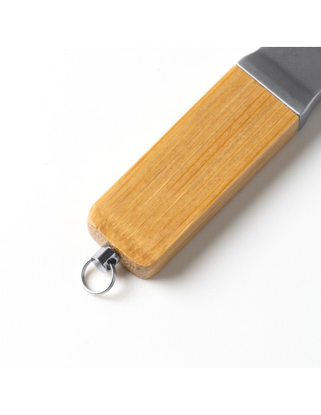 Clé USB 16 Go avec boîtier en bambou personnalisable - NETIX