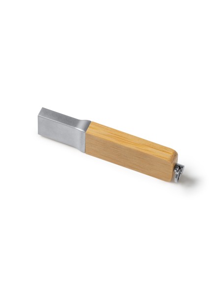 Clé USB 16 Go avec boîtier en bambou personnalisable - NETIX