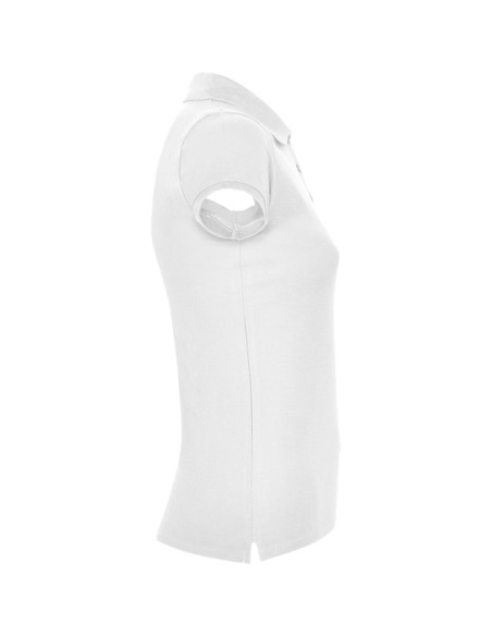 Women's short-sleeved polo shirt in 100% cotton piqué, 200g/m² - Star Woman Roly