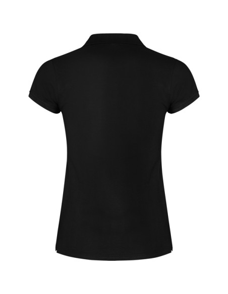 Women's short-sleeved polo shirt in 100% cotton piqué, 200g/m² - Star Woman Roly