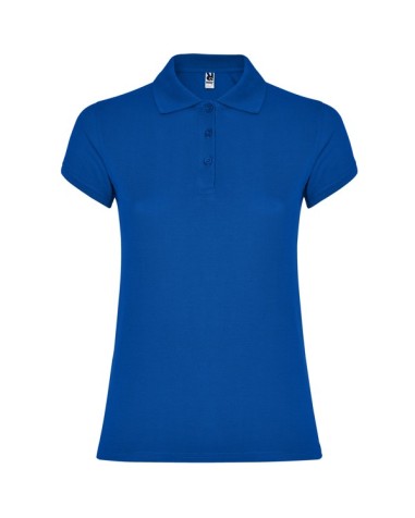 Women's short-sleeved polo shirt in... Women's short-sleeved polo shirt in...