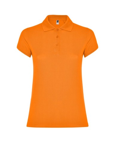 Women's short-sleeved polo shirt in... Women's short-sleeved polo shirt in...