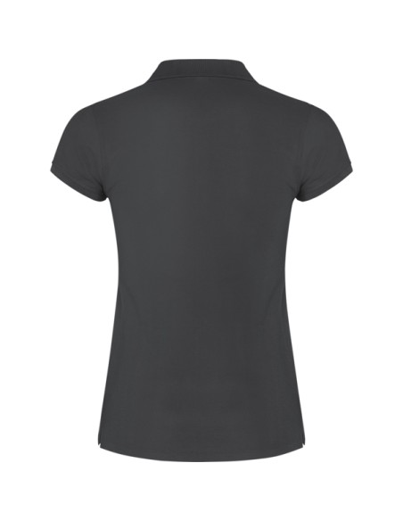 Women's short-sleeved polo shirt in 100% cotton piqué, 200g/m² - Star Woman Roly