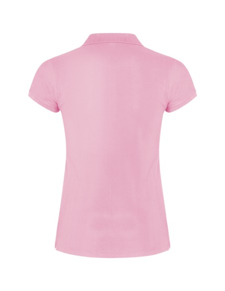 Women's short-sleeved polo shirt in 100% cotton piqué, 200g/m² - Star Woman Roly