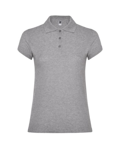 Women's short-sleeved polo shirt in... Women's short-sleeved polo shirt in...