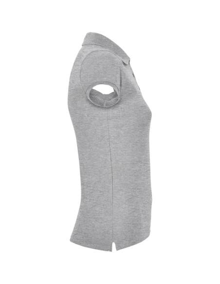 Polo MUJER manga corta 100% algodón piqué 200g/m² - STAR WOMAN ROLY