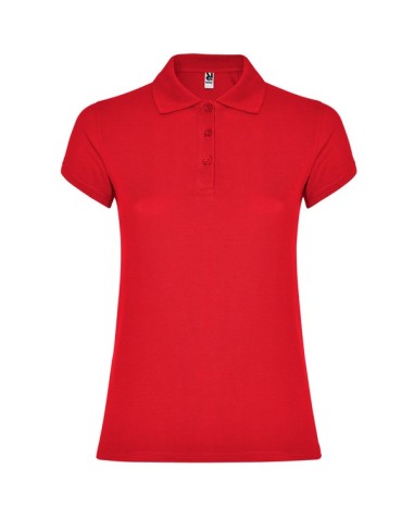 Women's short-sleeved polo shirt in... Women's short-sleeved polo shirt in...
