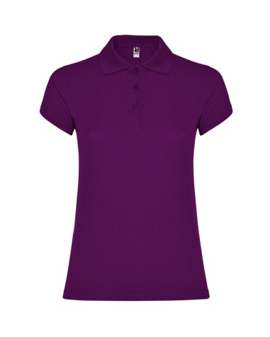 Women's short-sleeved polo shirt in... Women's short-sleeved polo shirt in...