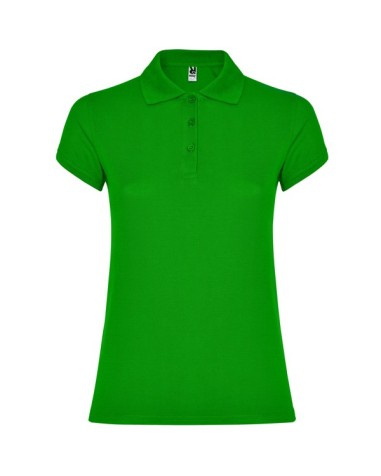 Women's short-sleeved polo shirt in... Women's short-sleeved polo shirt in...