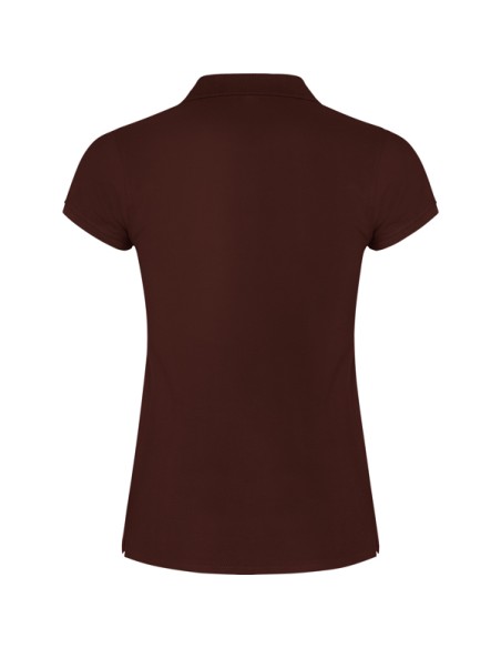 Women's short-sleeved polo shirt in 100% cotton piqué, 200g/m² - Star Woman Roly