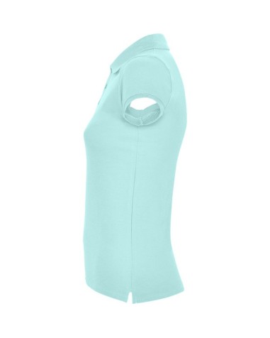 Women's short-sleeved polo shirt in... Women's short-sleeved polo shirt in...