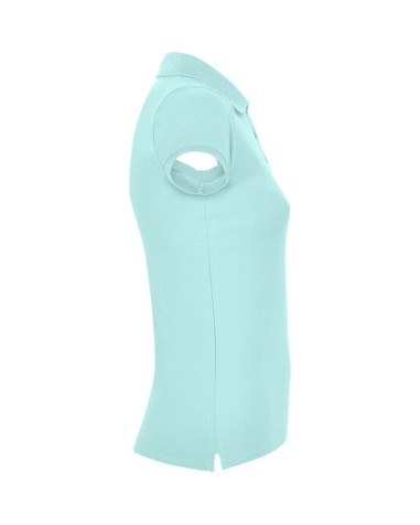 Women's short-sleeved polo shirt in... Women's short-sleeved polo shirt in...