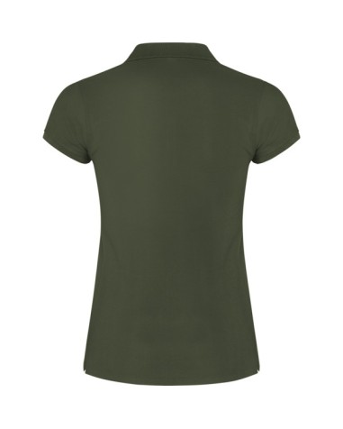 Women's short-sleeved polo shirt in... Women's short-sleeved polo shirt in...