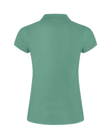 Women's short-sleeved polo shirt in... Women's short-sleeved polo shirt in...