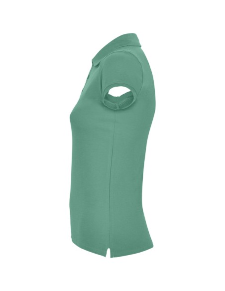Polo MUJER manga corta 100% algodón piqué 200g/m² - STAR WOMAN ROLY