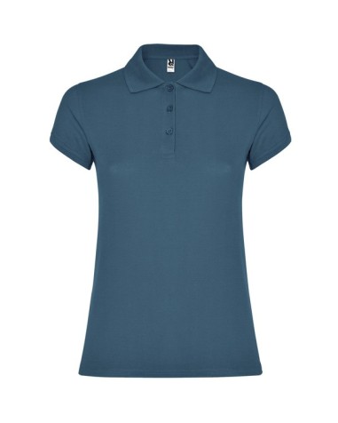 Women's short-sleeved polo shirt in... Women's short-sleeved polo shirt in...