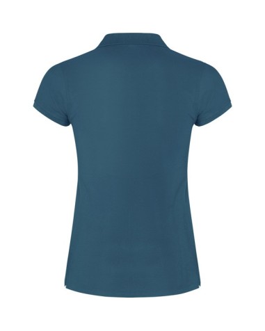 Women's short-sleeved polo shirt in... Women's short-sleeved polo shirt in...