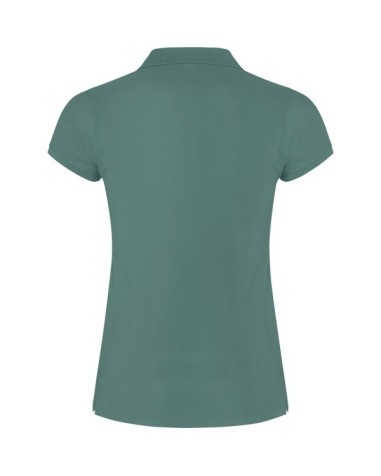 Women's short-sleeved polo shirt in... Women's short-sleeved polo shirt in...