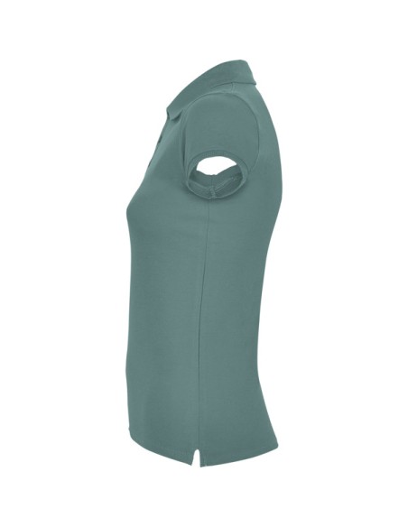 Polo MUJER manga corta 100% algodón piqué 200g/m² - STAR WOMAN ROLY