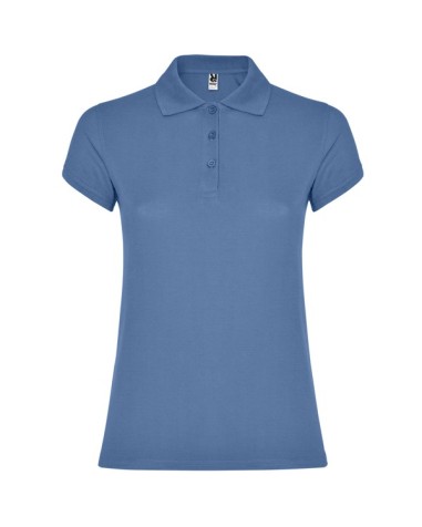 Women's short-sleeved polo shirt in... Women's short-sleeved polo shirt in...