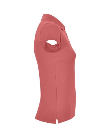 Women's short-sleeved polo shirt in... Women's short-sleeved polo shirt in...