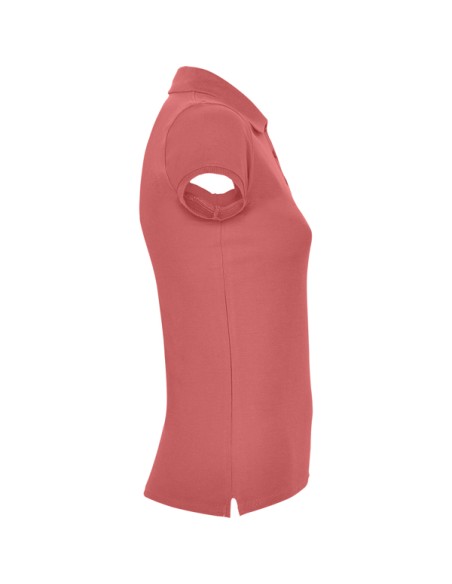 Women's short-sleeved polo shirt in 100% cotton piqué, 200g/m² - Star Woman Roly
