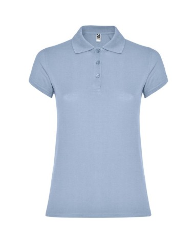 Women's short-sleeved polo shirt in... Women's short-sleeved polo shirt in...
