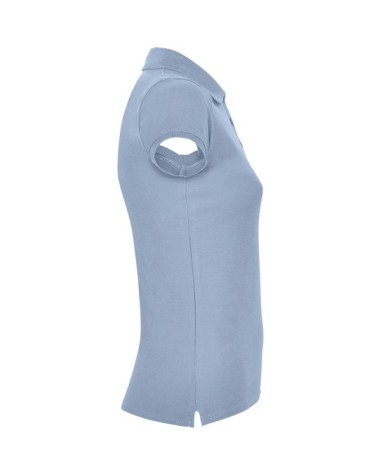 Women's short-sleeved polo shirt in... Women's short-sleeved polo shirt in...