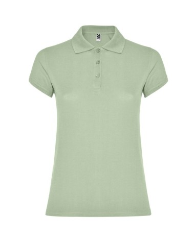 Women's short-sleeved polo shirt in... Women's short-sleeved polo shirt in...