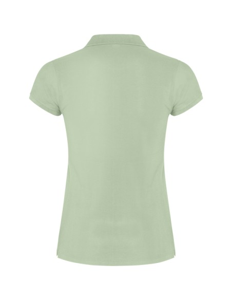 Women's short-sleeved polo shirt in 100% cotton piqué, 200g/m² - Star Woman Roly