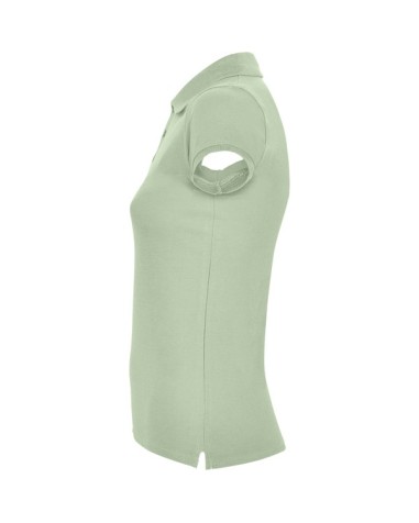 Women's short-sleeved polo shirt in... Women's short-sleeved polo shirt in...