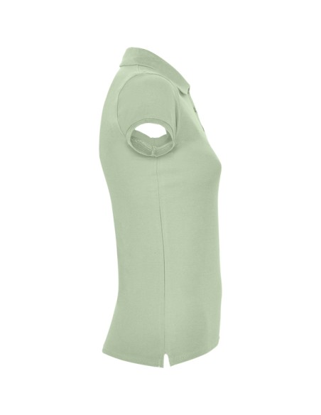 Women's short-sleeved polo shirt in 100% cotton piqué, 200g/m² - Star Woman Roly