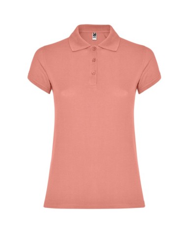 Women's short-sleeved polo shirt in... Women's short-sleeved polo shirt in...