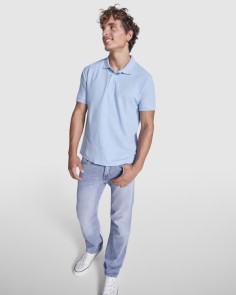 Short-sleeved polo shirt...