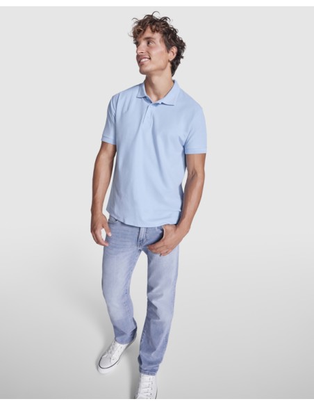 Short-sleeved polo shirt 60% Cotton / 40% Polyester piqué 190g/m² ADULT/JUNIOR - PEGASO ROLY