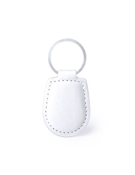 Personalized faux leather keychain - Pelcu