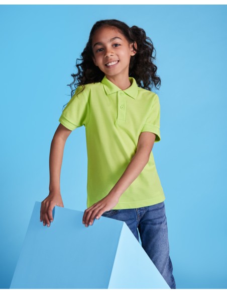 Polo manga corta 60% Algodón / 40% Poliéster piqué 190g/m² ADULTO/JUNIOR - PEGASO ROLY