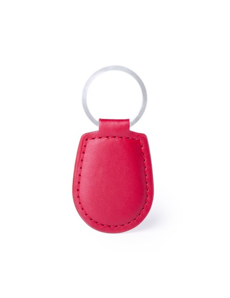Personalized faux leather keychain - Pelcu