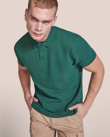 Polo manga corta 100% algodón punto... Polo manga corta 100% algodón punto...