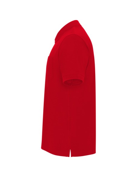 Short-sleeved polo shirt in 100% cotton piqué knit, 220 g/m², for adults - IMPERIUM ROLY