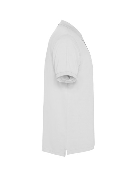 Short-sleeved polo shirt in 100% cotton piqué knit, 220 g/m², for adults - IMPERIUM ROLY