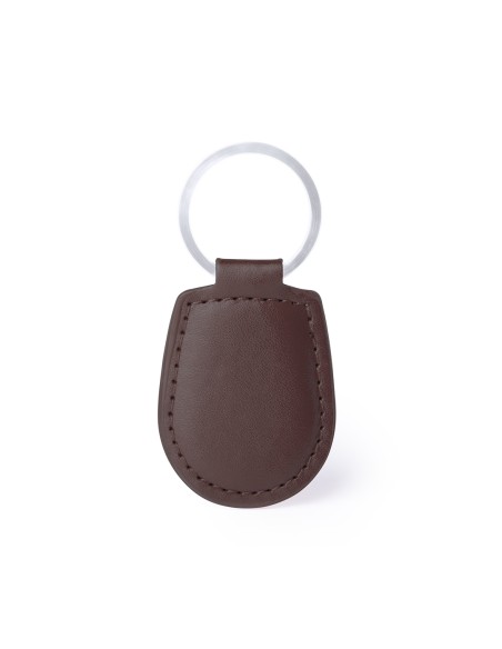 Personalized faux leather keychain - Pelcu
