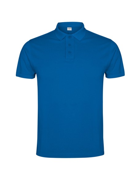 Short-sleeved polo shirt in 100% cotton piqué knit, 220 g/m², for adults - IMPERIUM ROLY