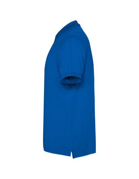 Short-sleeved polo shirt in 100% cotton piqué knit, 220 g/m², for adults - IMPERIUM ROLY