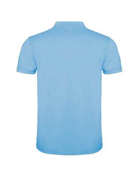 Short-sleeved polo shirt in 100% cotton piqué knit, 220 g/m², for adults - IMPERIUM ROLY